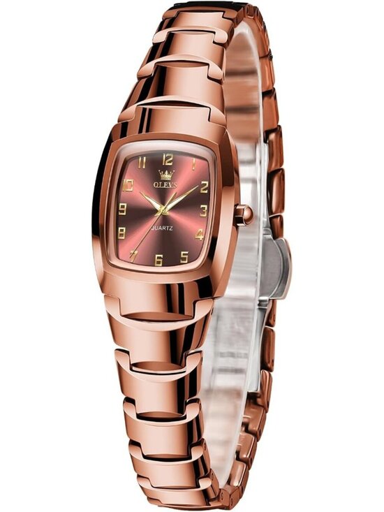 Accessories - Women's Rose Vintage Luxury Dress Analog Stainless Steel Casual Wrist Watch
